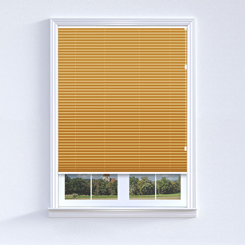 Blenheim Ochre Blockout Lifestyle Pleated blinds