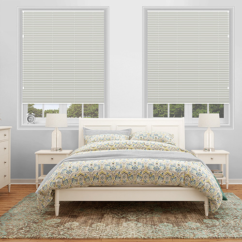 Blenheim White Mist Blockout Lifestyle Pleated blinds