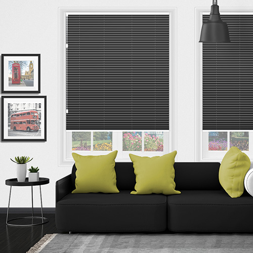 Lexington Onyx Blockout Lifestyle Pleated blinds