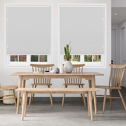 Lexington White Blockout Lifestyle Pleated blinds