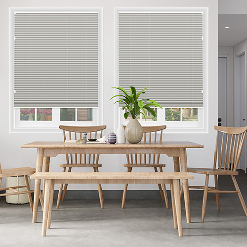 Soho Oyster Blockout Lifestyle Pleated blinds