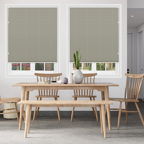 Tribeca Stone Blockout Lifestyle Pleated blinds