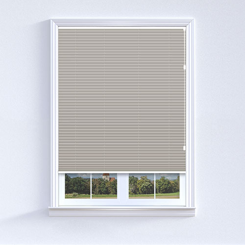 Astoria Stone Freehanging Lifestyle Pleated blinds