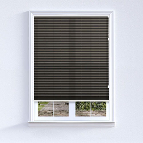 Kana Chocolate Freehanging Lifestyle Pleated blinds