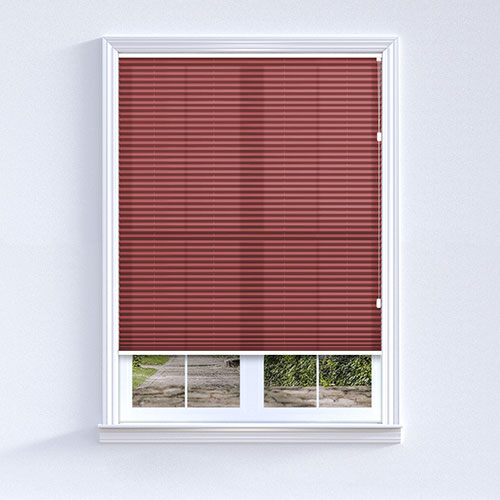 Kana Merlot Freehanging Lifestyle Pleated blinds