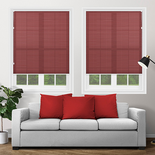 Kana Merlot Freehanging Lifestyle Pleated blinds