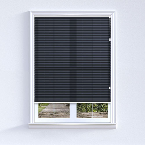 Kana Navy Blue Freehanging Lifestyle Pleated blinds