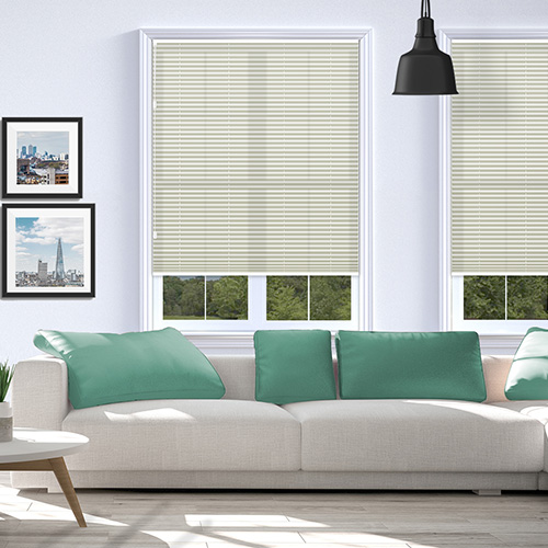 Lexington Cream Freehanging Lifestyle Pleated blinds