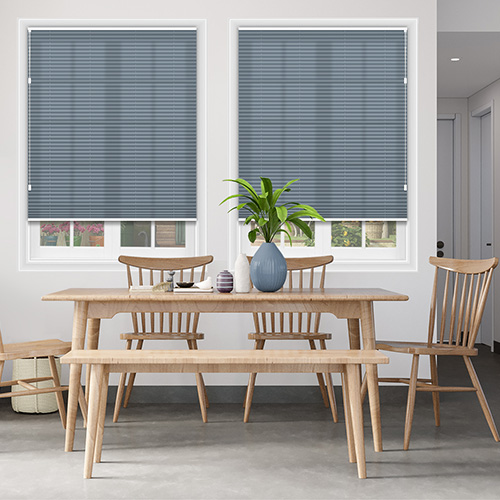 Lexington Sky Freehanging Lifestyle Pleated blinds