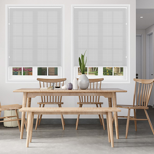 Lexington White Freehanging Lifestyle Pleated blinds