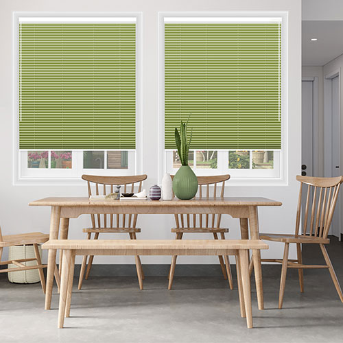 Blenheim Lime Blockout V05 Lifestyle Pleated blinds