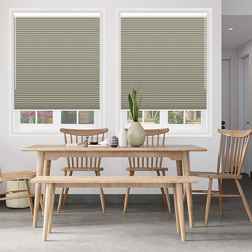 Tribeca Stone Blockout V05 Lifestyle Pleated blinds