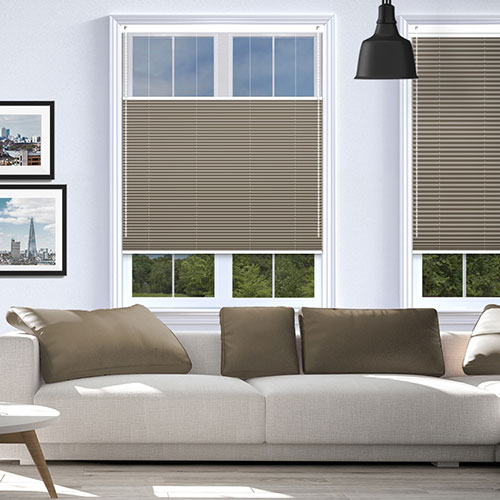 Soho Barley Blockout V06 Lifestyle Pleated blinds