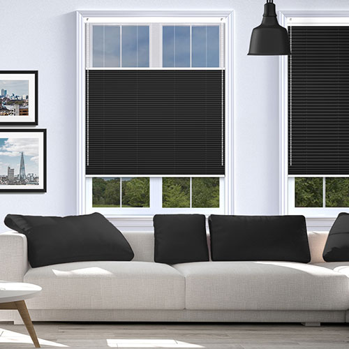 Soho Midnight Blockout V06 Lifestyle Pleated blinds