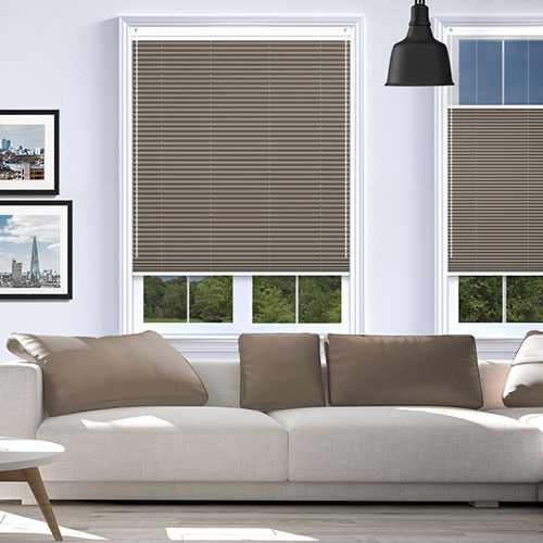 Tribeca Camel Blockout V06 Lifestyle Pleated blinds