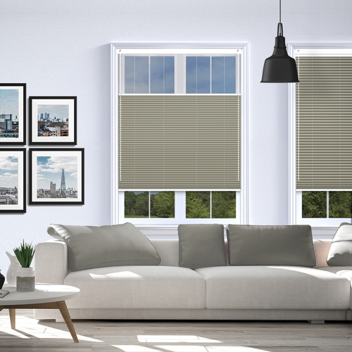 Tribeca Stone Blockout V06 Lifestyle Pleated blinds