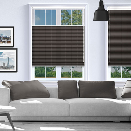 Kana Chocolate Dimout V06 - Top Down, Bottom Up Pleated Blind