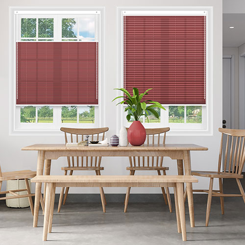 Kana Merlot Dimout V06 Lifestyle Pleated blinds