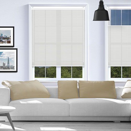 Kana Perla White Dimout V06 Lifestyle Pleated blinds