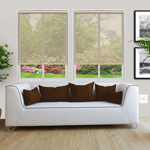 Voile Beige Lifestyle Roller blinds