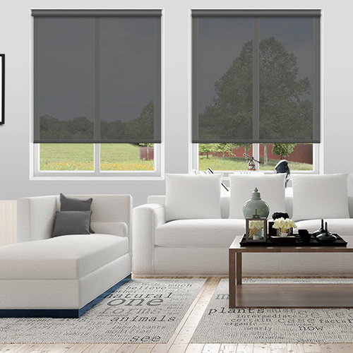 Voile Dark Grey Lifestyle Roller blinds