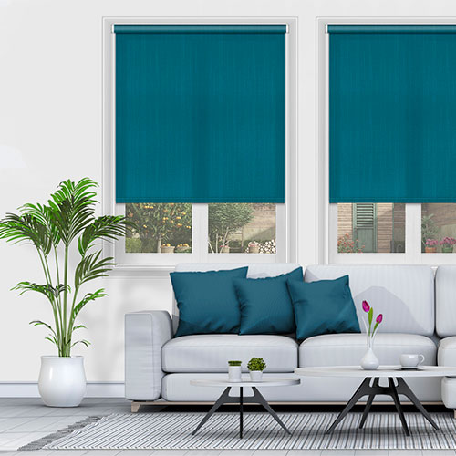 Bexley Teal Lifestyle Roller blinds