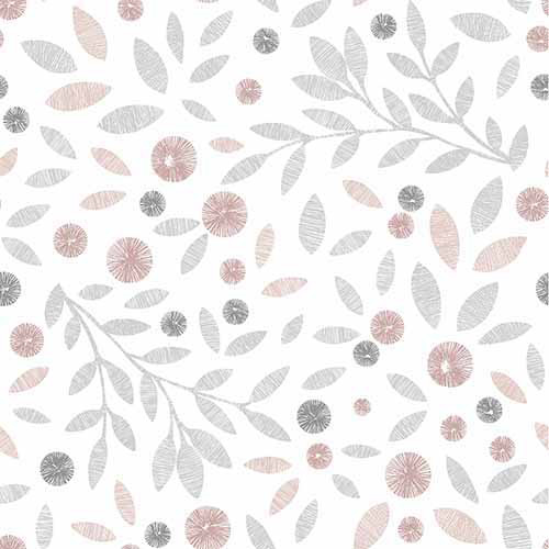 Cotton Flower Blush Roller blinds