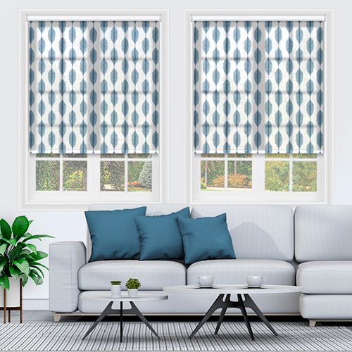 Ikat Azure Lifestyle Roller blinds