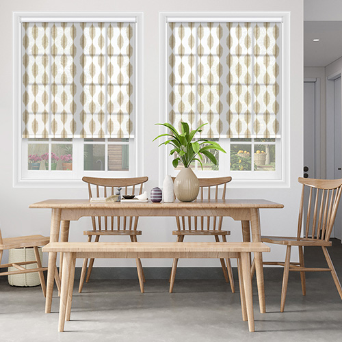 Ikat Hessian Lifestyle Roller blinds