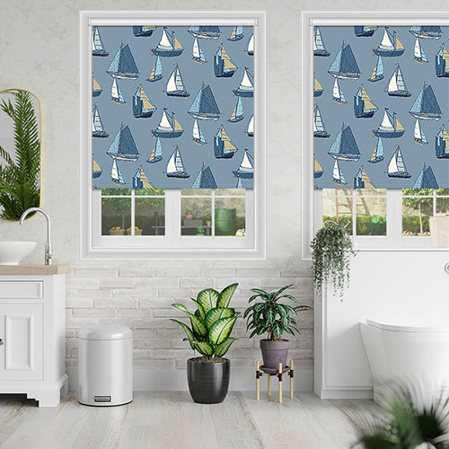 Sailboat Blue Lifestyle Roller blinds