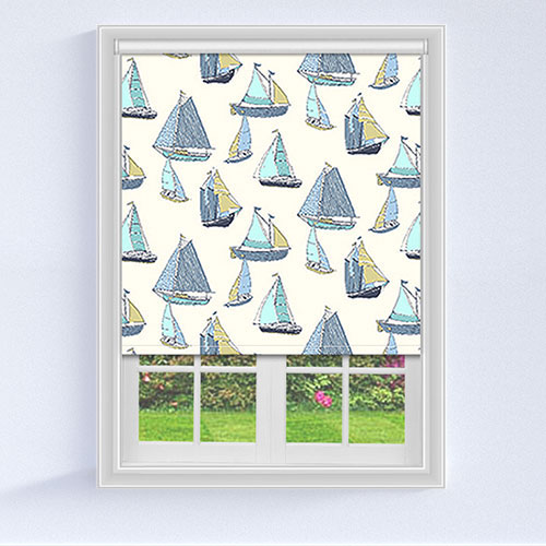 Sailboat Light Blue Lifestyle Roller blinds