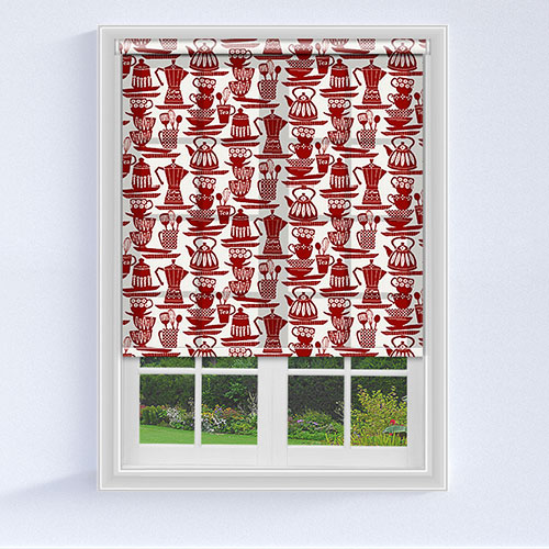 Sandown Red Lifestyle Roller blinds