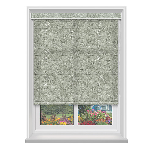 Artisan Olive with Cassette Lifestyle Roller blinds