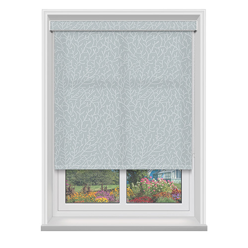 Athena Teal with Cassette Lifestyle Roller blinds