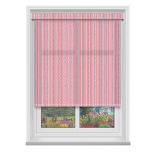 Bounce Pink with Cassette Lifestyle Roller blinds