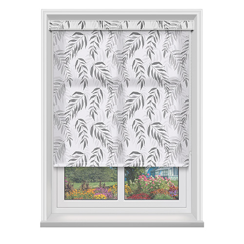 Clarice Pewter with Cassette Lifestyle Roller blinds