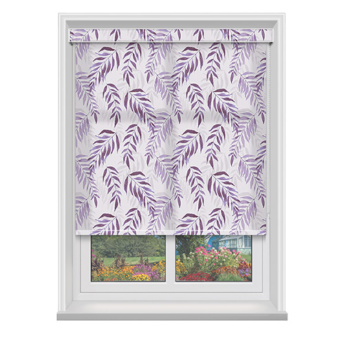 Clarice Plum with Cassette Lifestyle Roller blinds