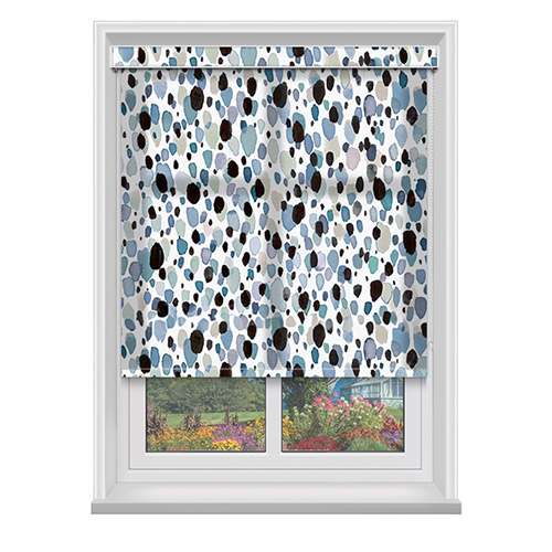 Vinnie Blue with Cassette Lifestyle Roller blinds