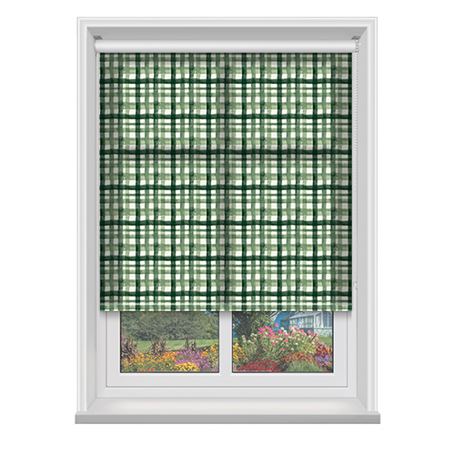 Gingham Evergreen Lifestyle Roller blinds