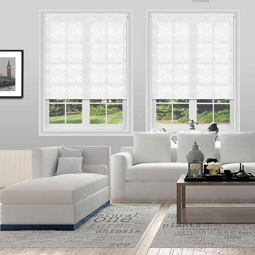 Molina White Lifestyle Roller blinds