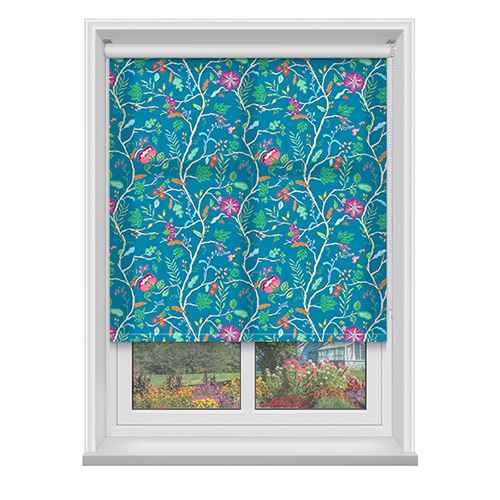 Tree of Life Teal Lifestyle Roller blinds