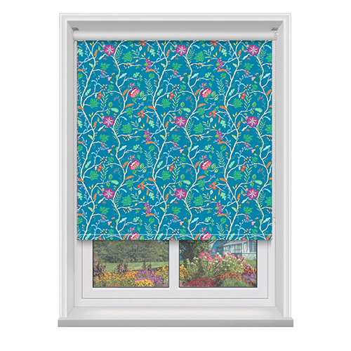 Tree of Life Teal Lifestyle Roller blinds