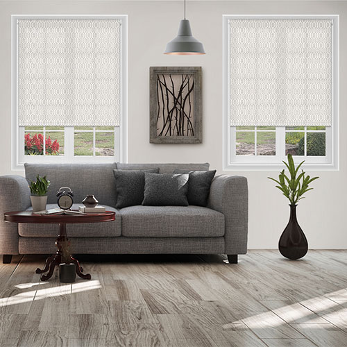 Hudson White Lifestyle Roller blinds