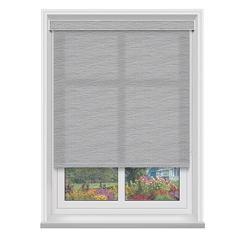 Alta Silver with Cassette Lifestyle Roller blinds