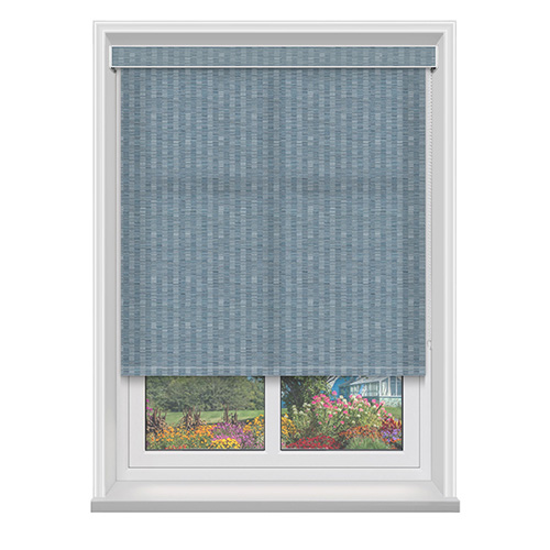 Felix asc Teal with Cassette Lifestyle Roller blinds