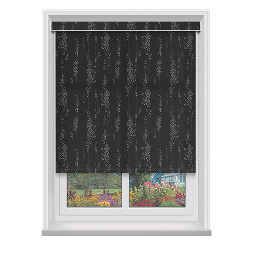 Peyton Noir with Cassette Lifestyle Roller blinds