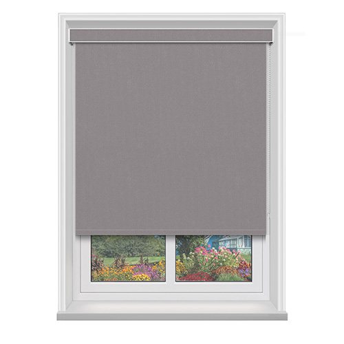 Shona Mauve with Cassette Lifestyle Roller blinds