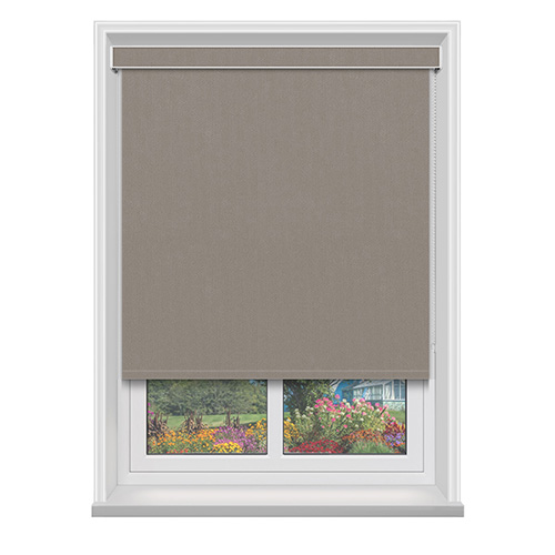 Shona Taupe with Cassette Lifestyle Roller blinds