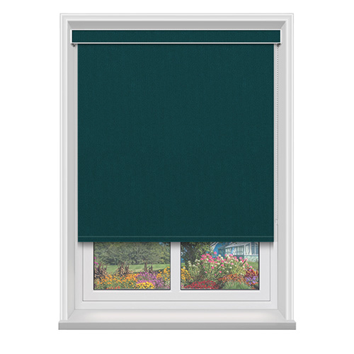 Shona Teal with Cassette Lifestyle Roller blinds