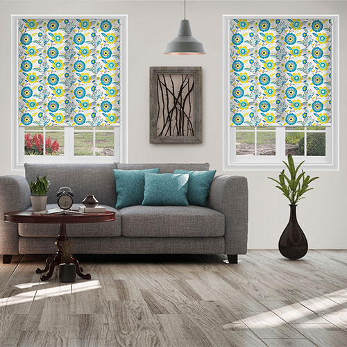 Valentina Teal Lifestyle Roller blinds